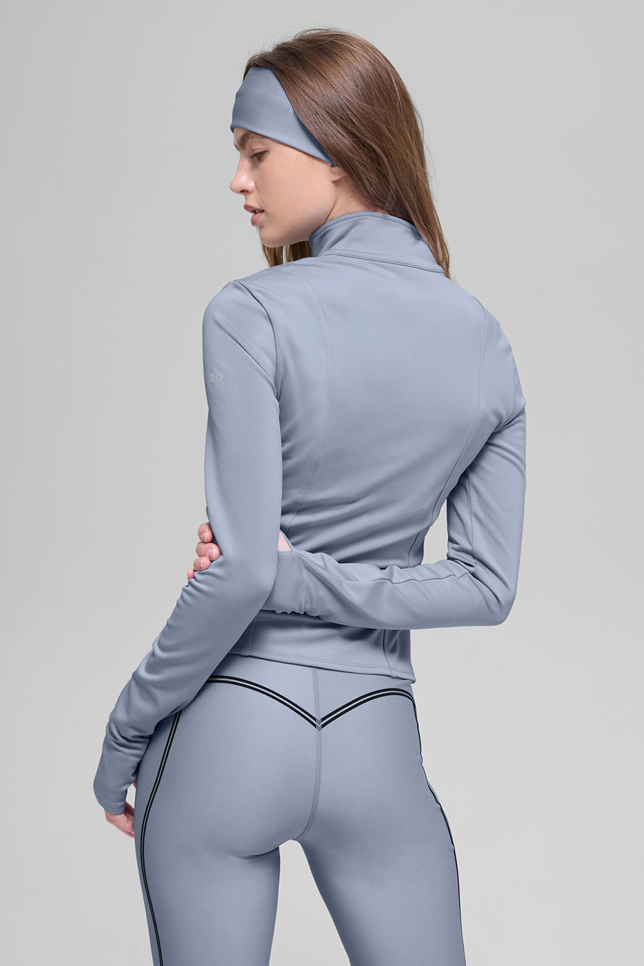 Alo Yoga Women'S Airlift Winter Warm Radiant Full-Zip Jacket