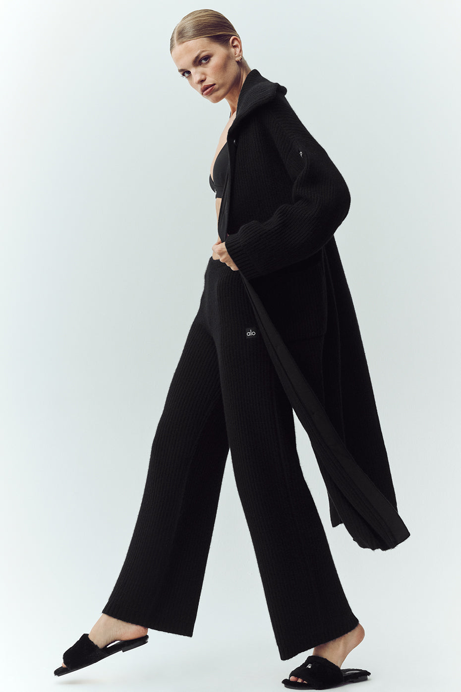 Alo Yoga Women'S Cashmere Northstar Long Cardigan