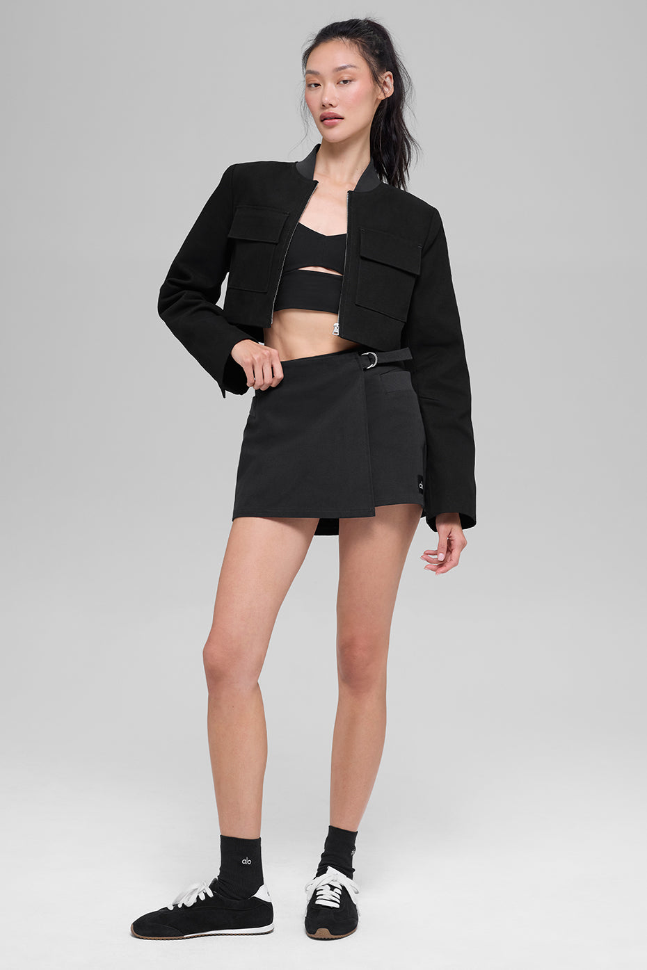 Alo Yoga Women'S Cropped Main Character Jacket