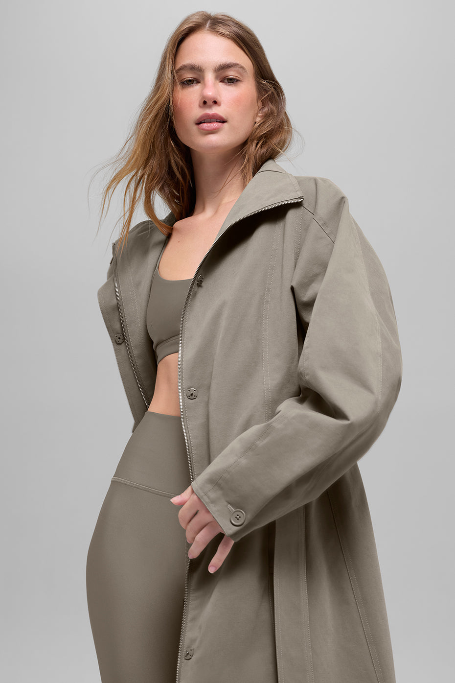 Alo Yoga Women'S Journey Trench Coat