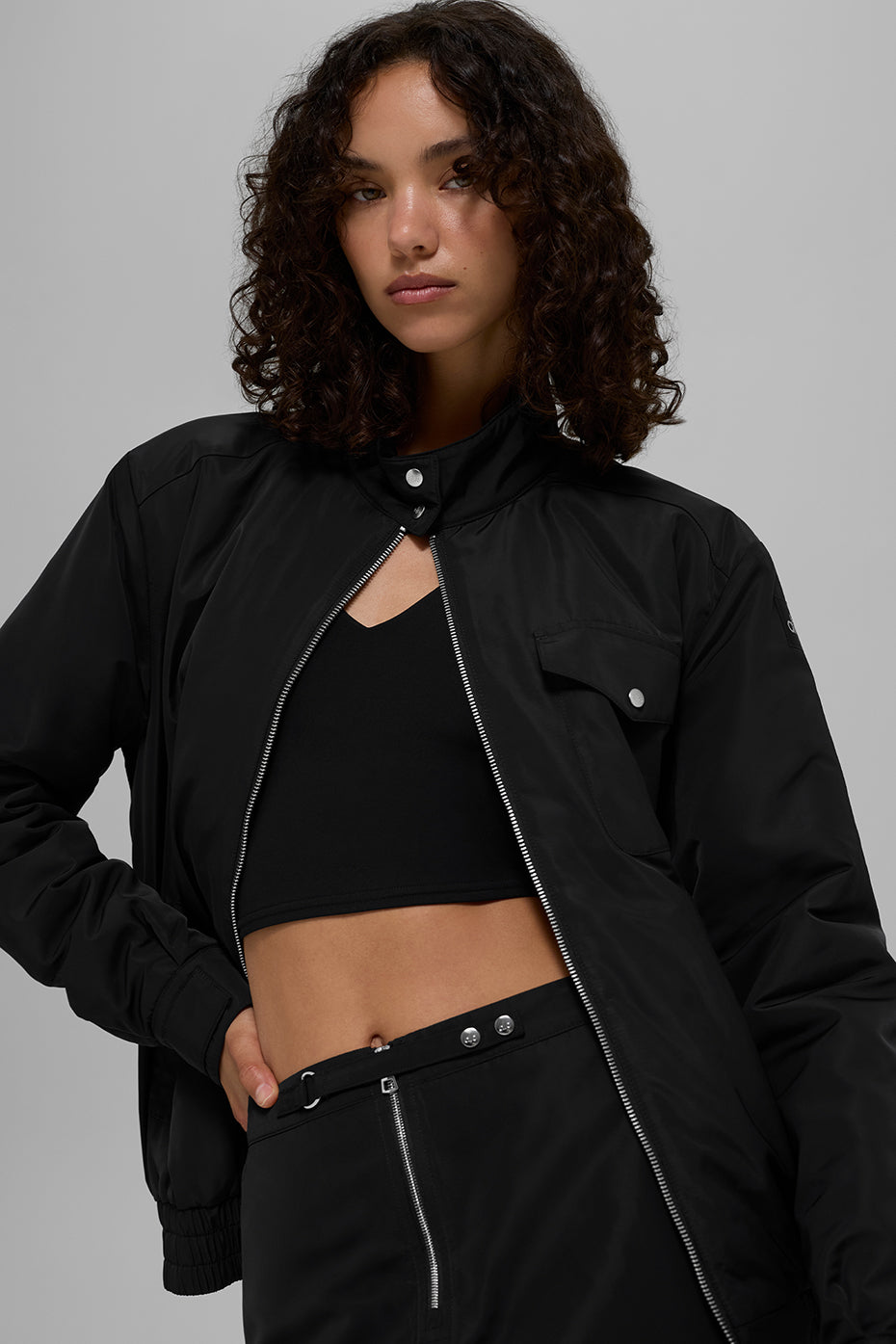 Alo Yoga Women'S Work It Bomber