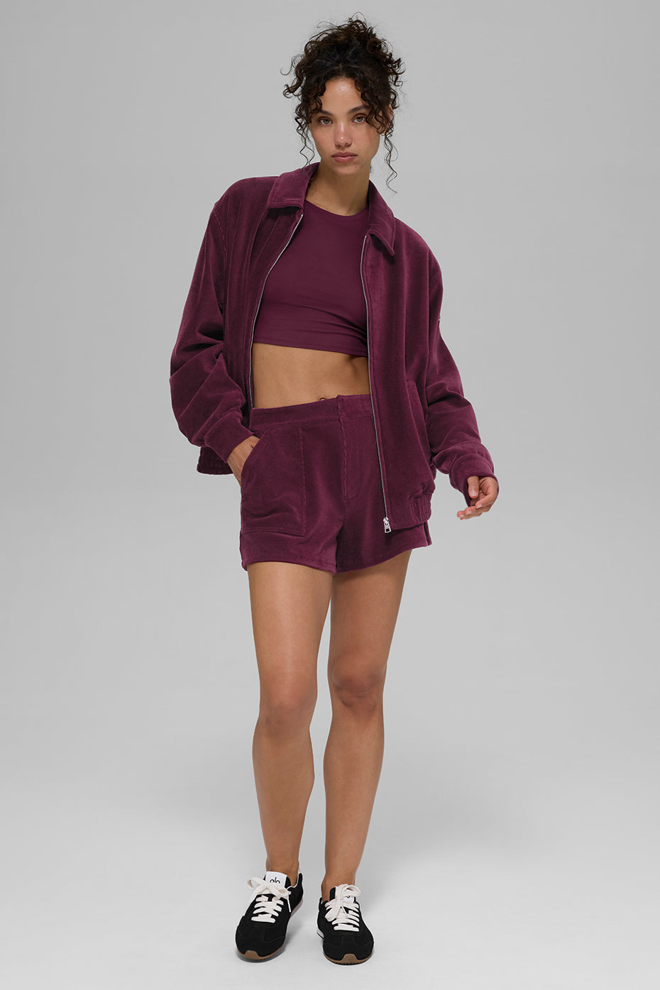 Alo Yoga Women'S Micro Corduroy On Duty Jacket