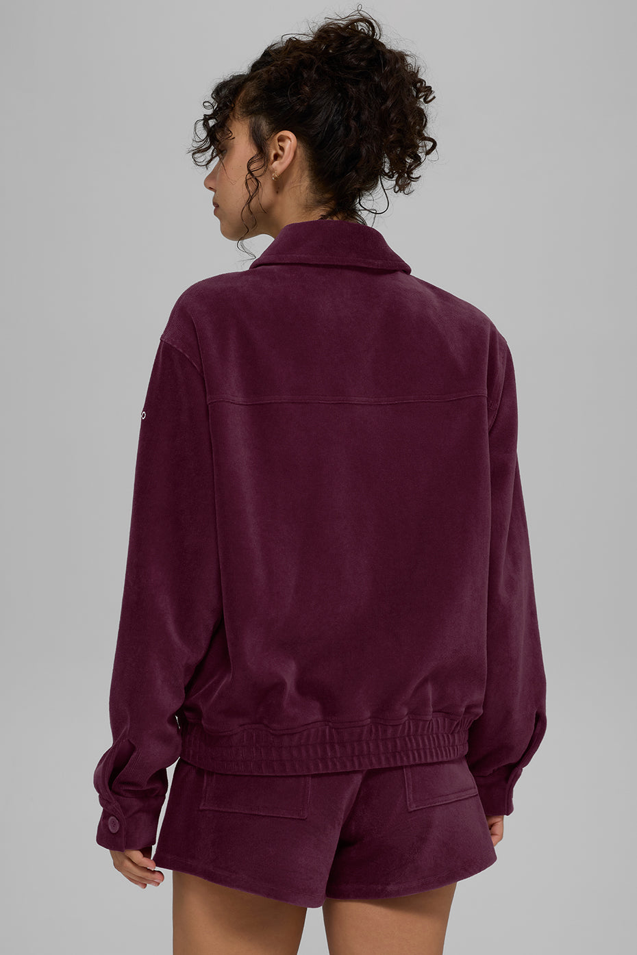 Alo Yoga Women'S Micro Corduroy On Duty Jacket