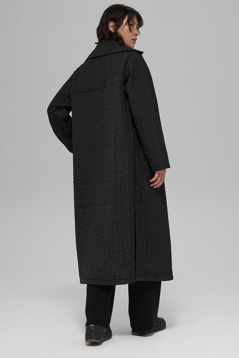 Alo Yoga Women'S Quilted Skyline Long Coat
