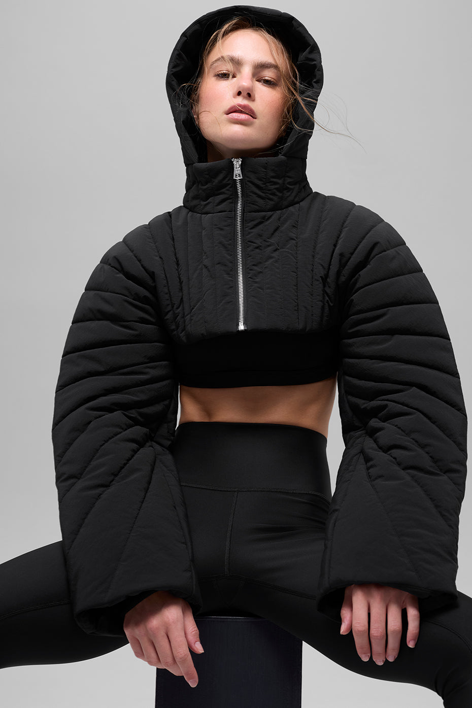 Alo Yoga Women'S Quilted Starlight Puffer Shrug