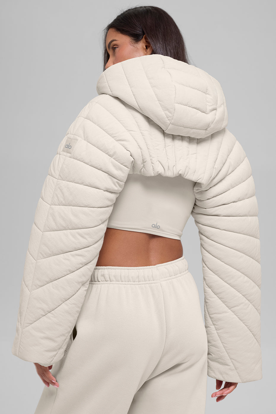 Alo Yoga Women'S Quilted Starlight Puffer Shrug