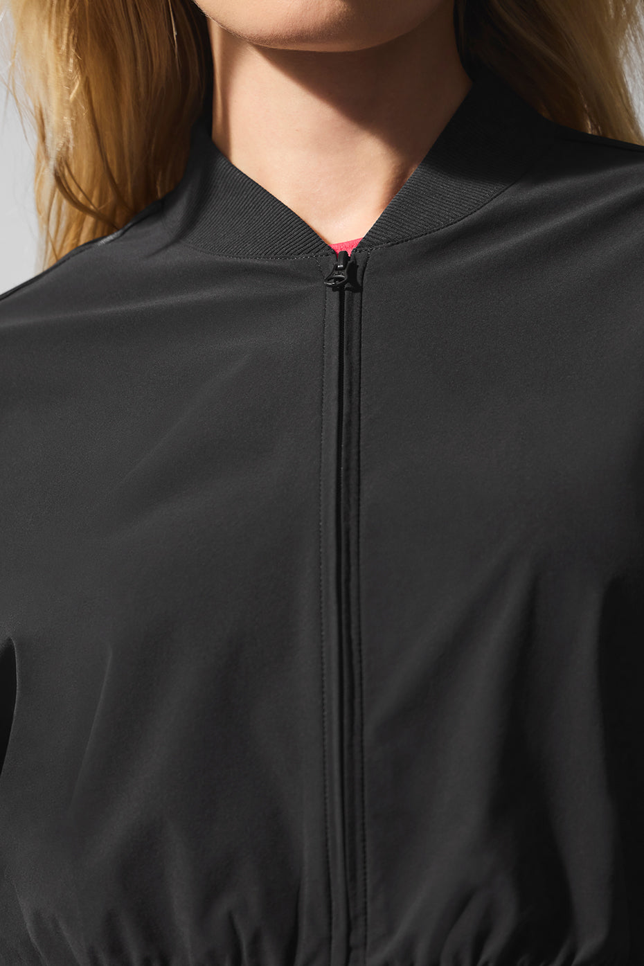 Alo Yoga Women'S Cropped Breezy Full-Zip Cover Up