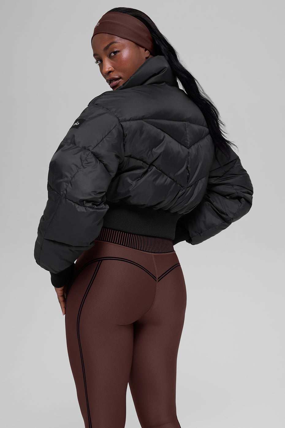 Alo Yoga Women'S Cropped Atmosphere Puffer