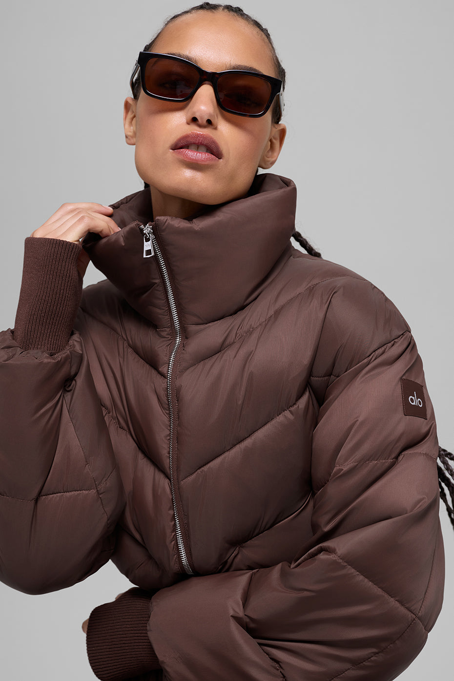 Alo Yoga Women'S Cropped Atmosphere Puffer