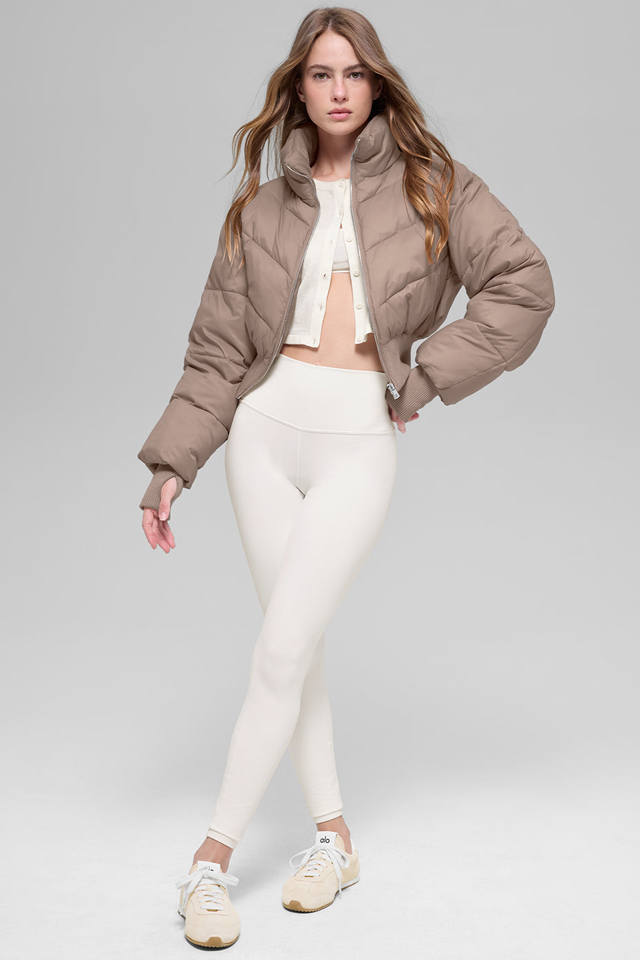 Alo Yoga Women'S Cropped Atmosphere Puffer