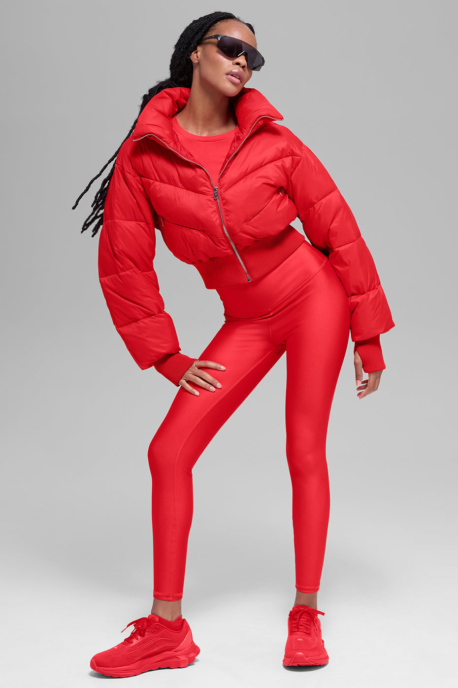 Alo Yoga Women'S Cropped Atmosphere Puffer