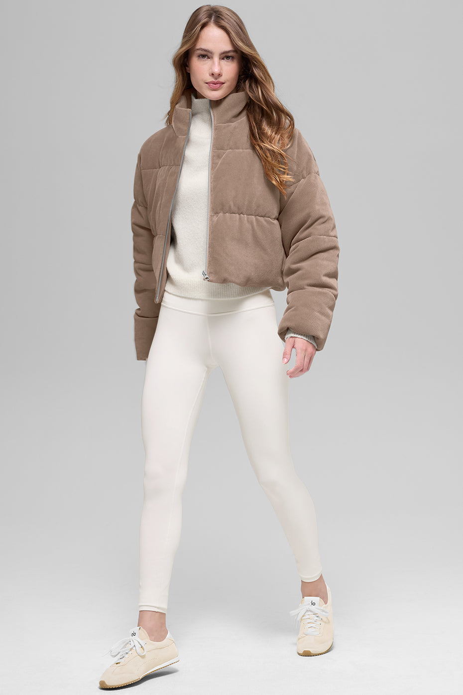 Alo Yoga Women'S Micro Corduroy Dreamy Puffer