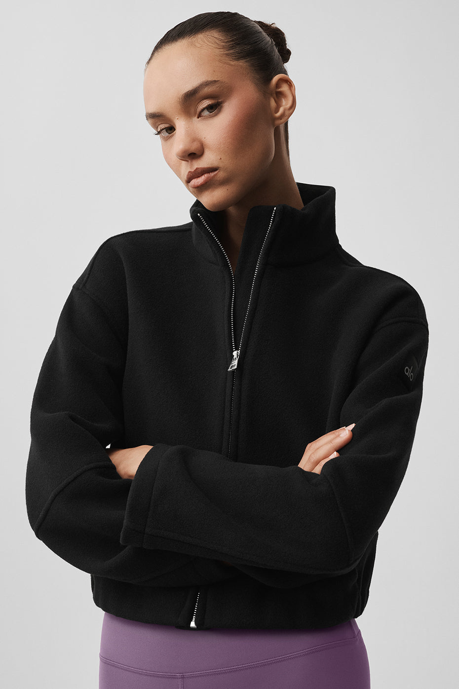 Alo Yoga Women'S Double Face Wool City Girl Jacket