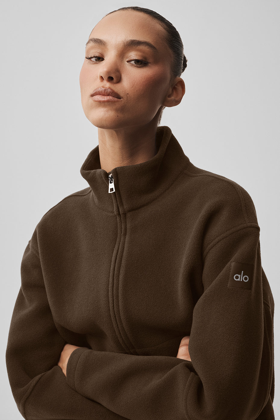 Alo Yoga Women'S Double Face Wool City Girl Jacket