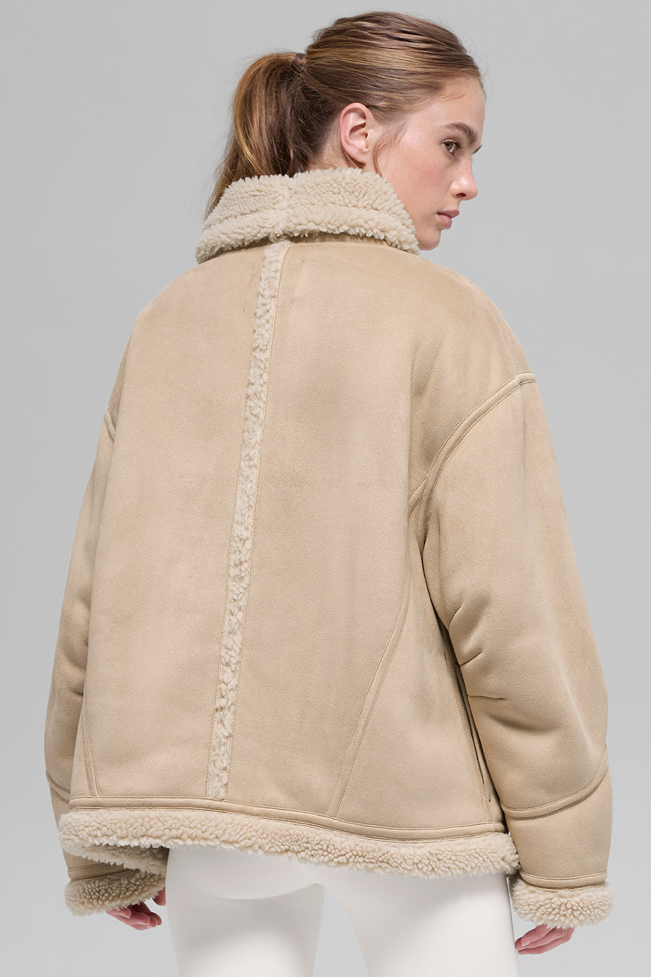 Alo Yoga Women'S Faux Shearling Grand Jacket
