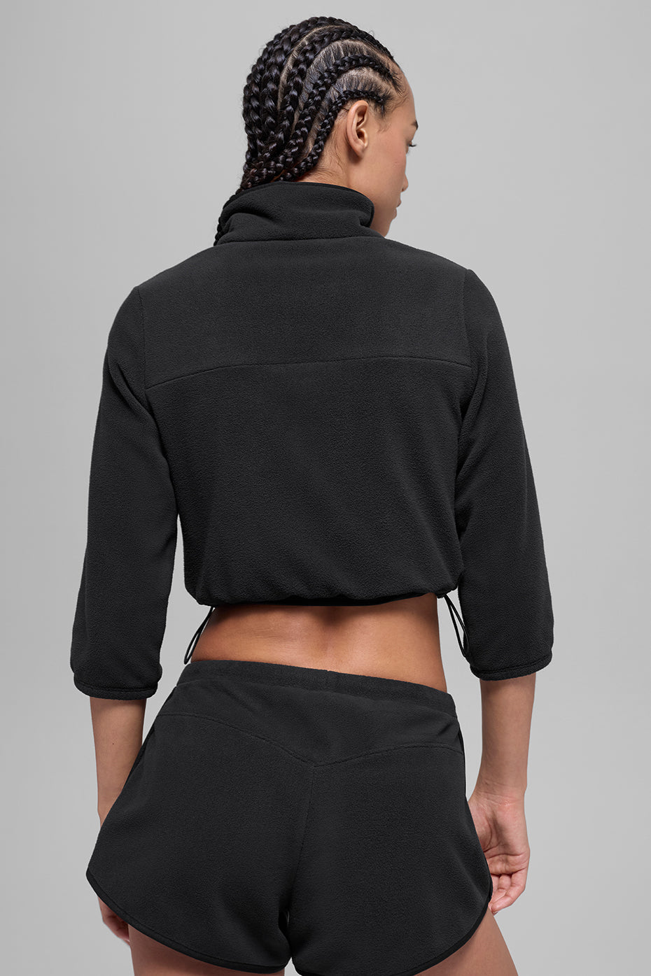 Alo Yoga Women'S Polar Fleece Retreat Cropped Jacket