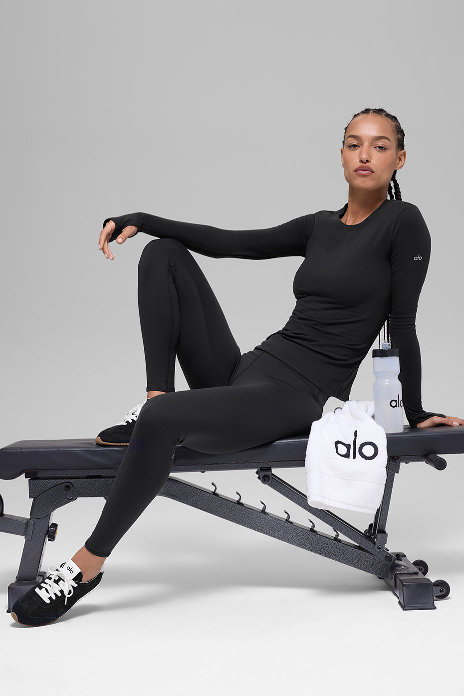 Alo Yoga Women'S Airbrush Winter Warm High-Waist Nocturne Legging