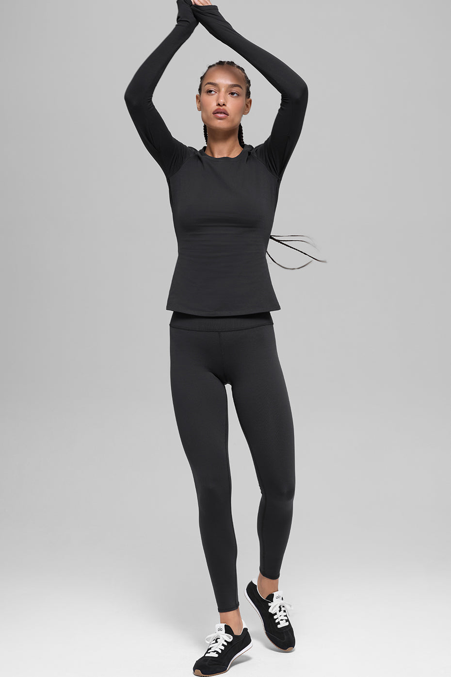 Alo Yoga Women'S Airbrush Winter Warm High-Waist Nocturne Legging