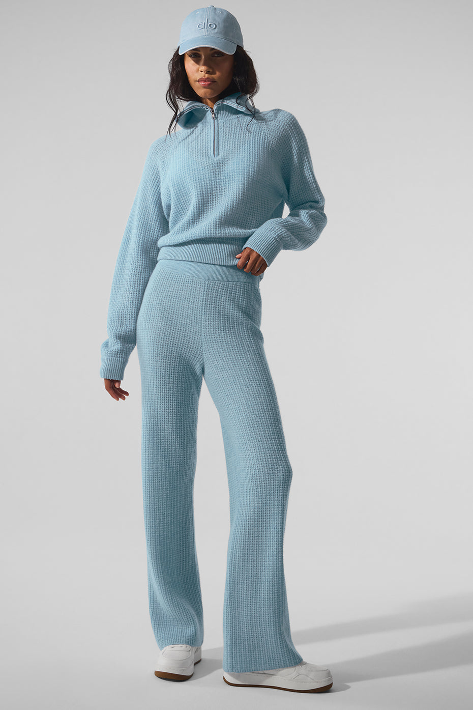 Alo Yoga Women'S Cashmere High-Waist Plush Waffle Pant