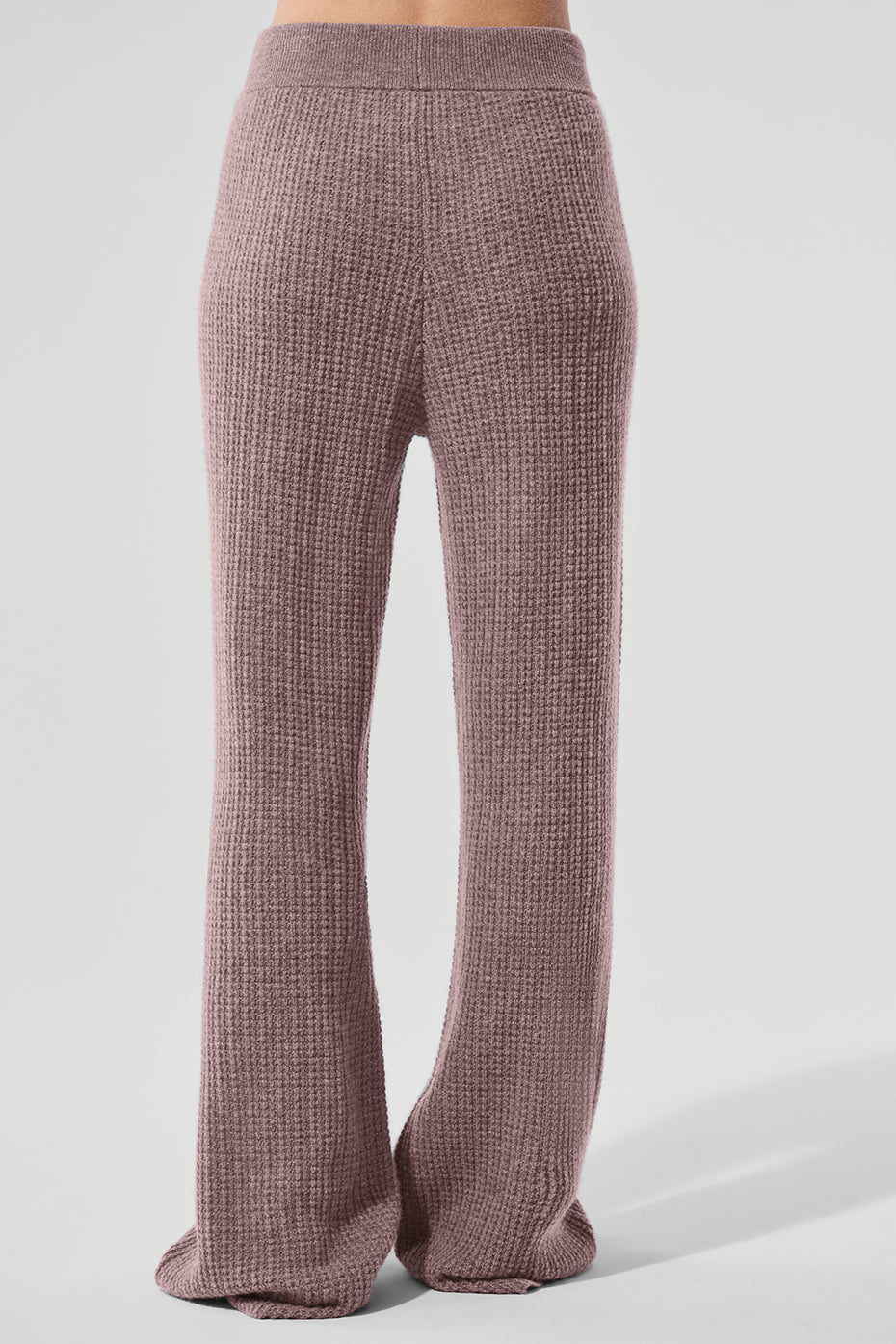 Alo Yoga Women'S Cashmere High-Waist Plush Waffle Pant