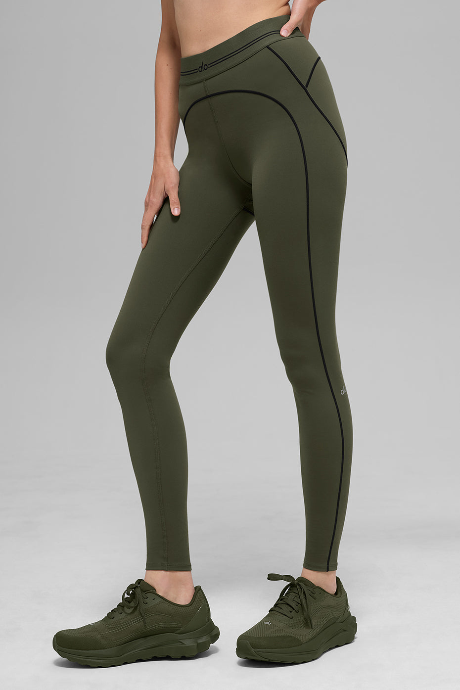 Alo Yoga Women'S Airbrush High-Waist Heart Throb Legging