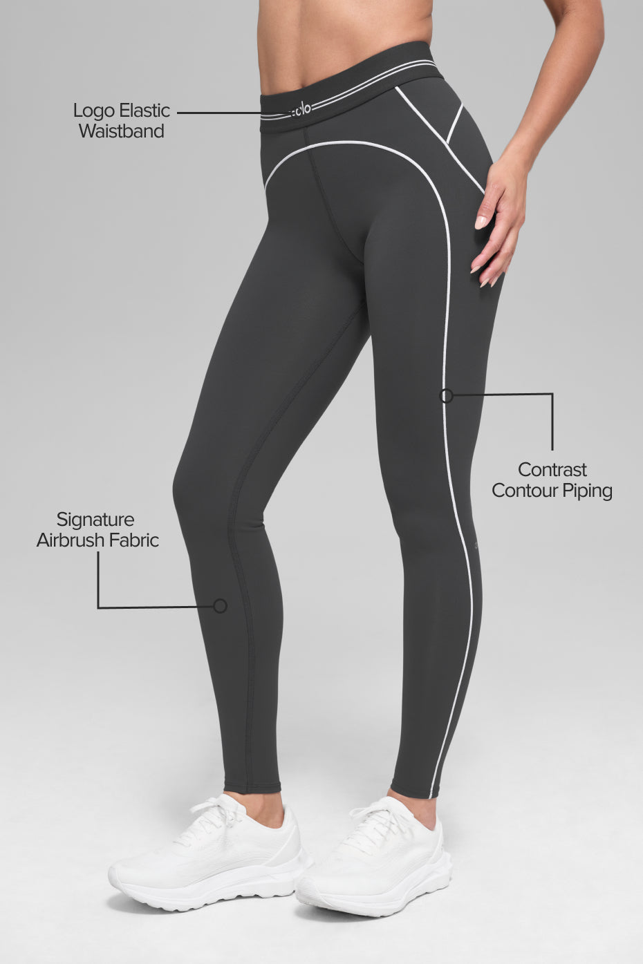 Alo Yoga Women'S Airbrush High-Waist Heart Throb Legging