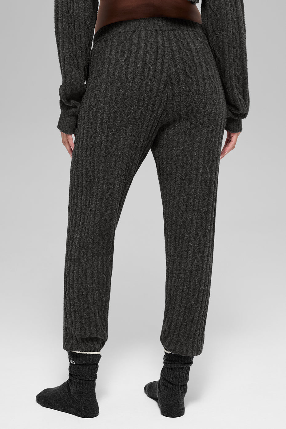 Alo Yoga Women'S Cable Knit Winter Bliss Pant