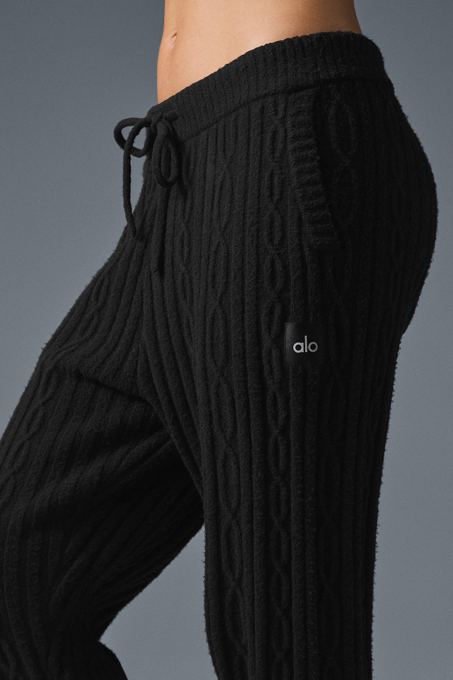 Alo Yoga Women'S Cable Knit Winter Bliss Pant