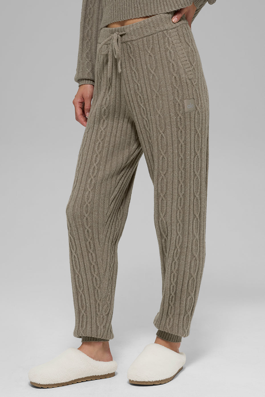 Alo Yoga Women'S Cable Knit Winter Bliss Pant
