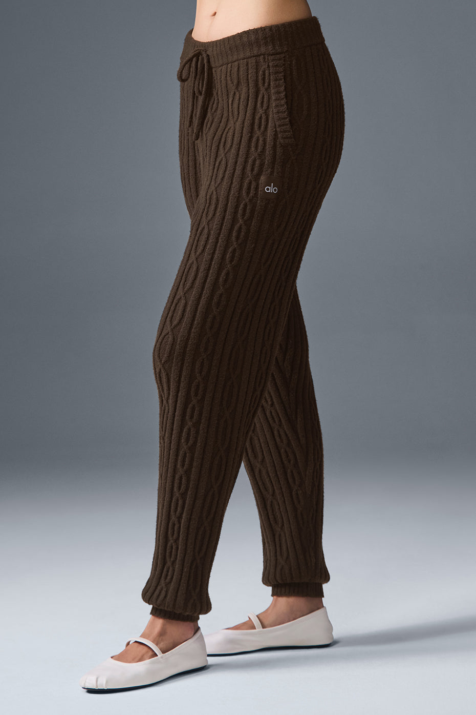 Alo Yoga Women'S Cable Knit Winter Bliss Pant