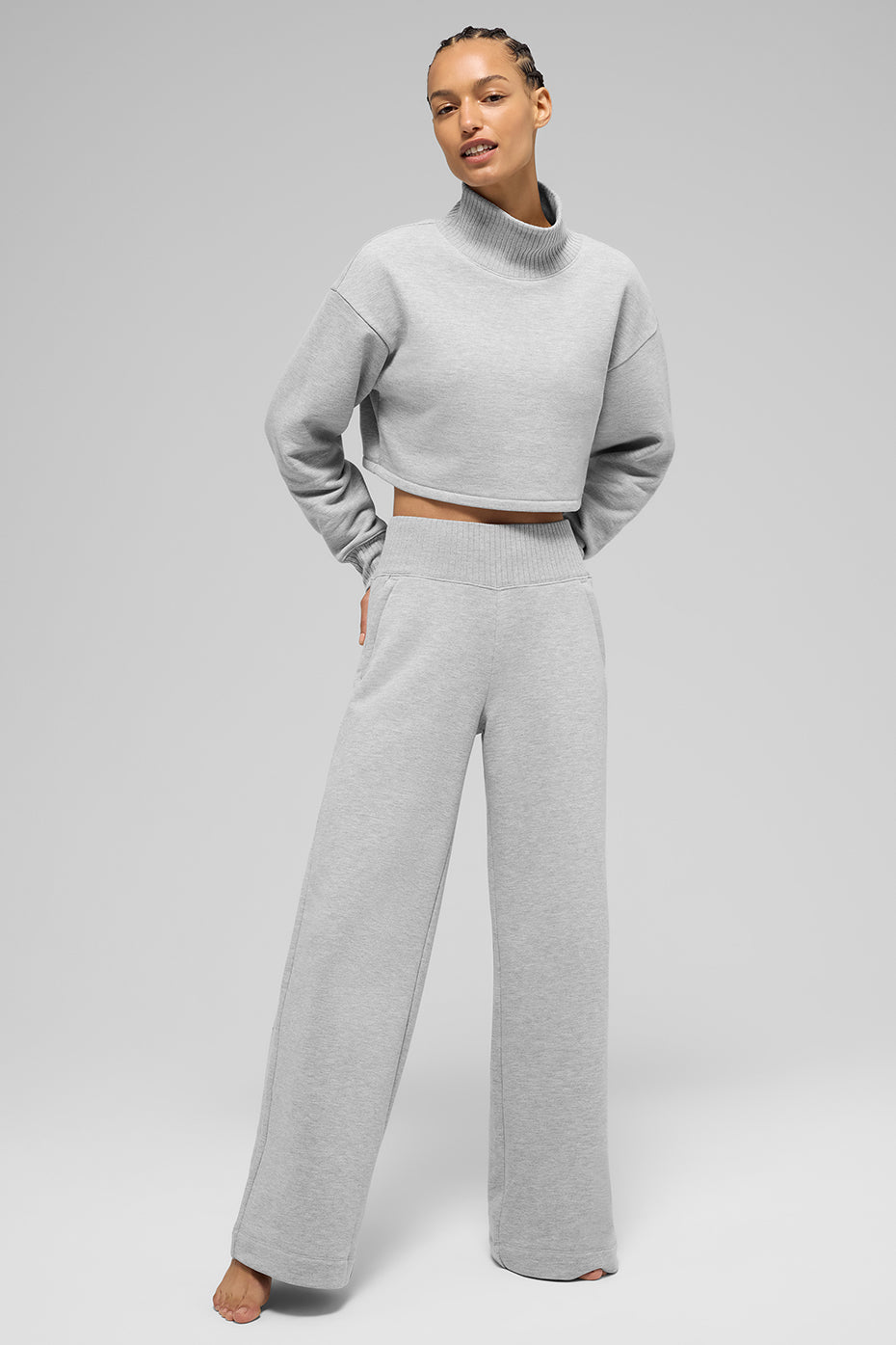 Alo Yoga Women'S Serenity Wide Leg Sweatpant