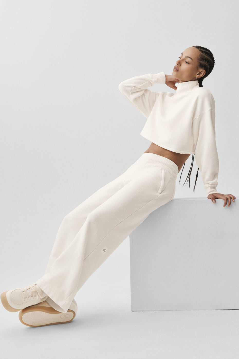 Alo Yoga Women'S Serenity Wide Leg Sweatpant