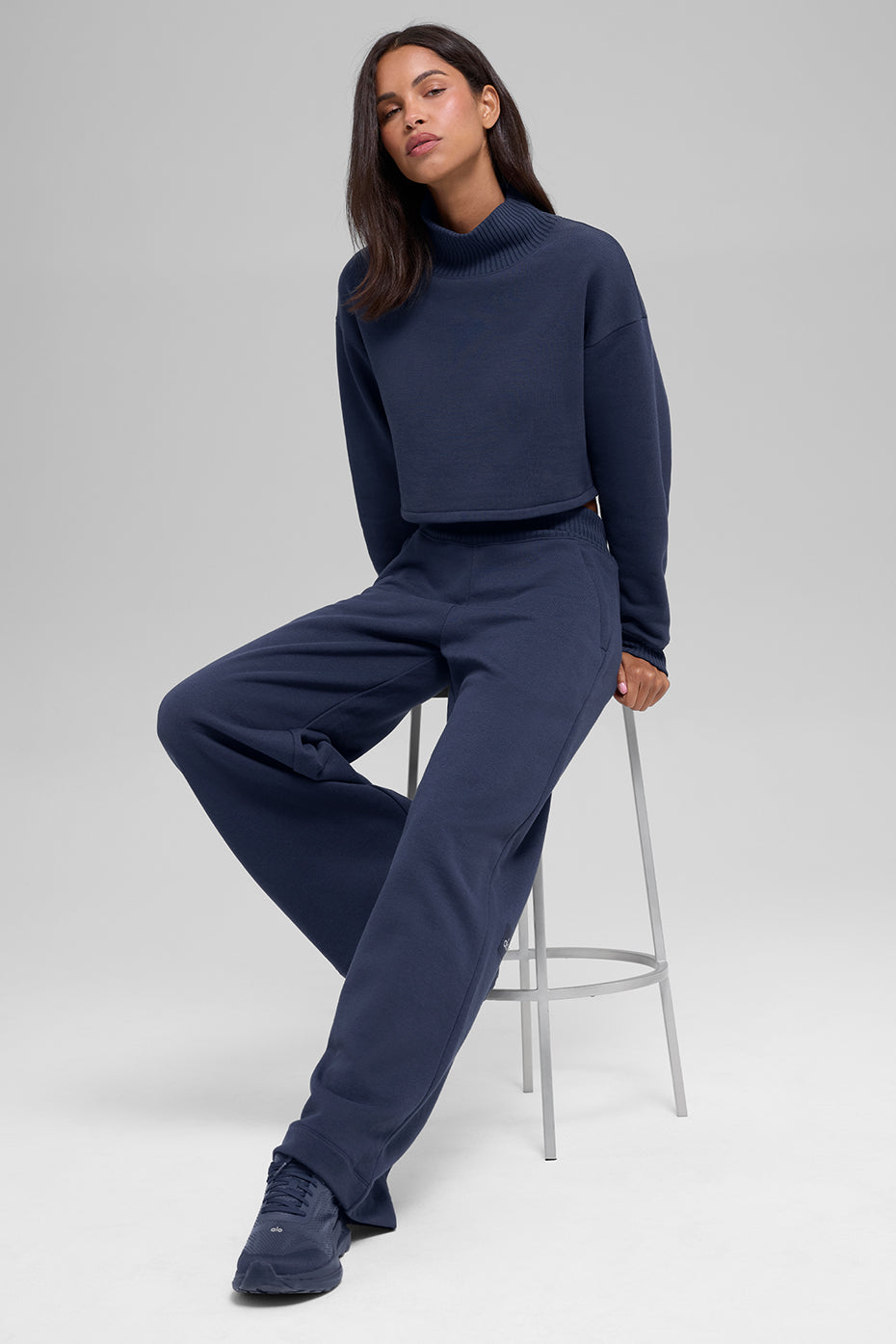 Alo Yoga Women'S Serenity Wide Leg Sweatpant