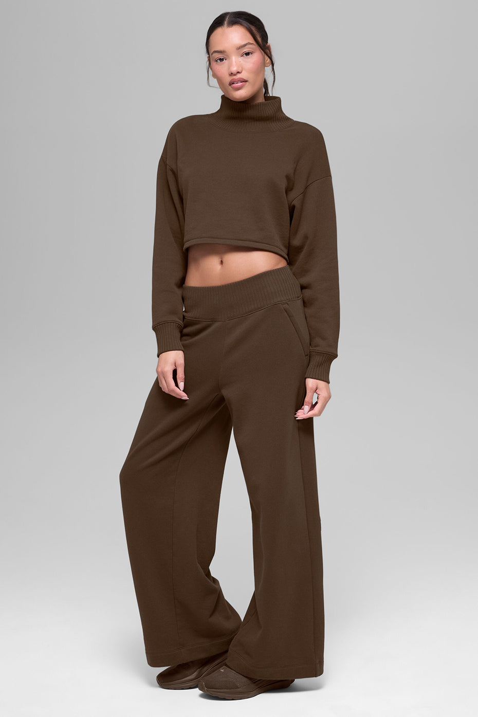 Alo Yoga Women'S Serenity Wide Leg Sweatpant