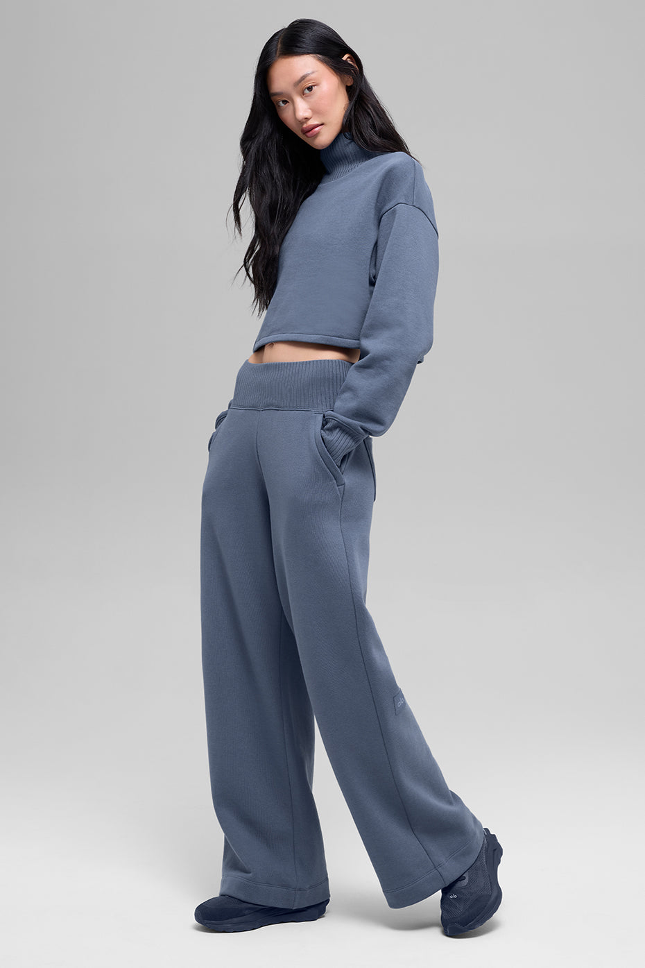 Alo Yoga Women'S Serenity Wide Leg Sweatpant