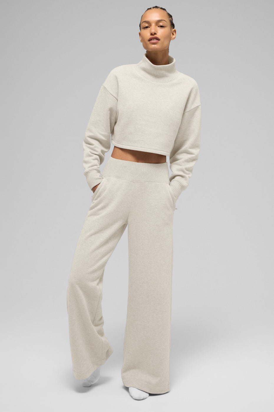 Alo Yoga Women'S Serenity Wide Leg Sweatpant