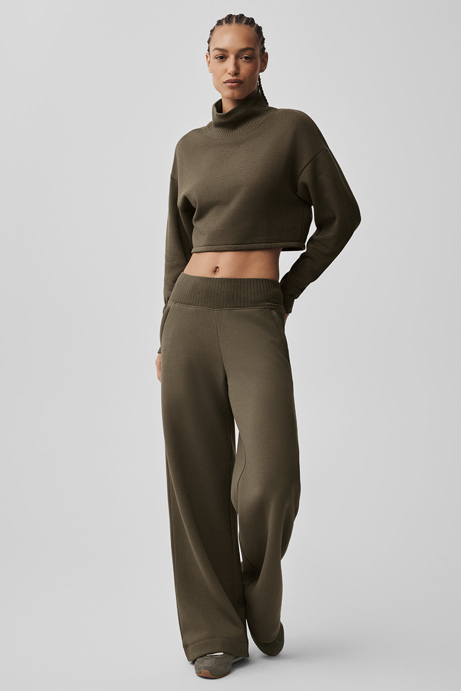 Alo Yoga Women'S Serenity Wide Leg Sweatpant
