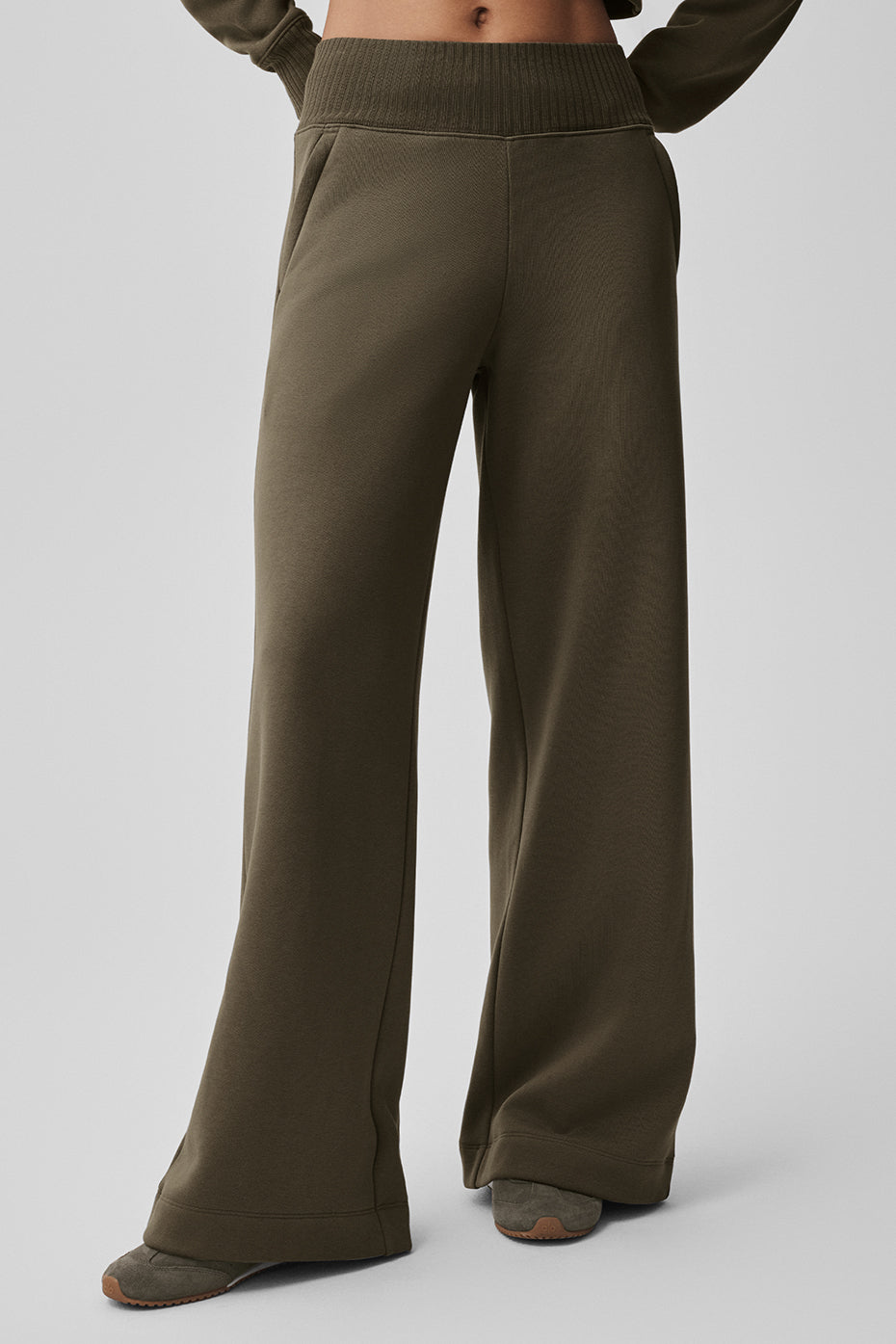 Alo Yoga Women'S Serenity Wide Leg Sweatpant
