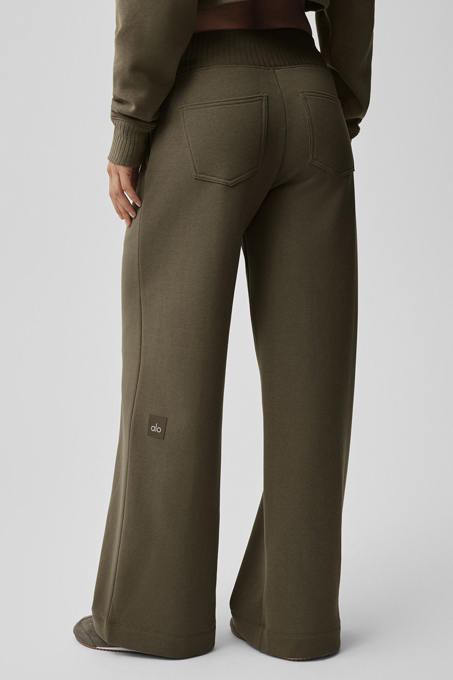 Alo Yoga Women'S Serenity Wide Leg Sweatpant
