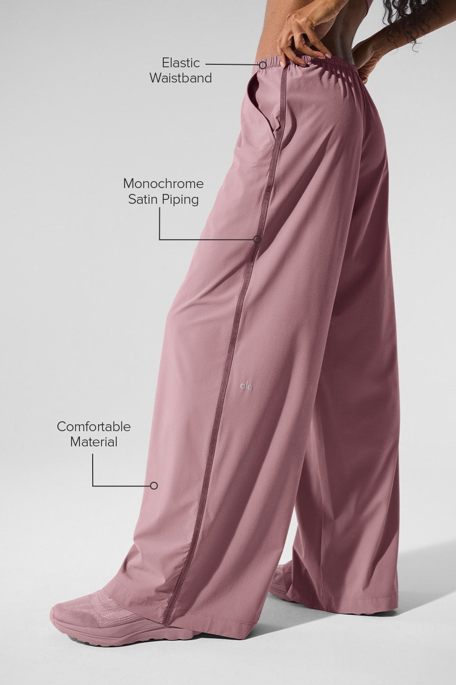 Alo Yoga Women'S Breezy Wide Leg Pant (Long)