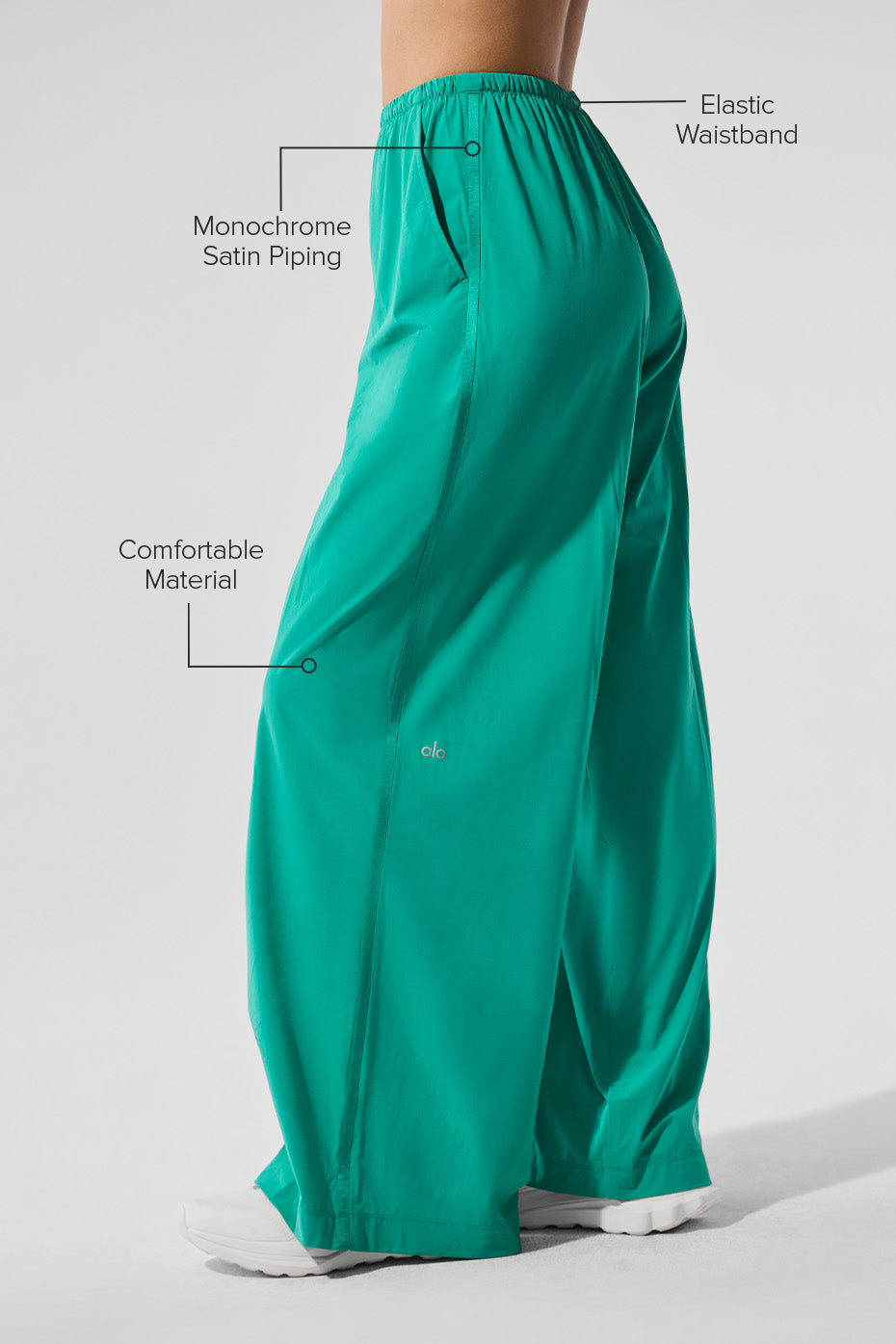 Alo Yoga Women'S Breezy Wide Leg Pant (Long)