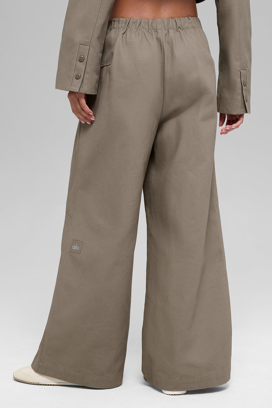 Alo Yoga Women'S High-Waist Main Character Wide Leg Trouser