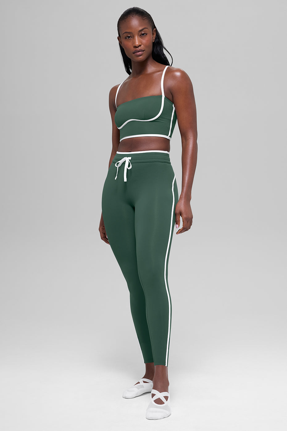 Alo Yoga Women'S Airbrush High-Waist Race Pace 7/8 Legging