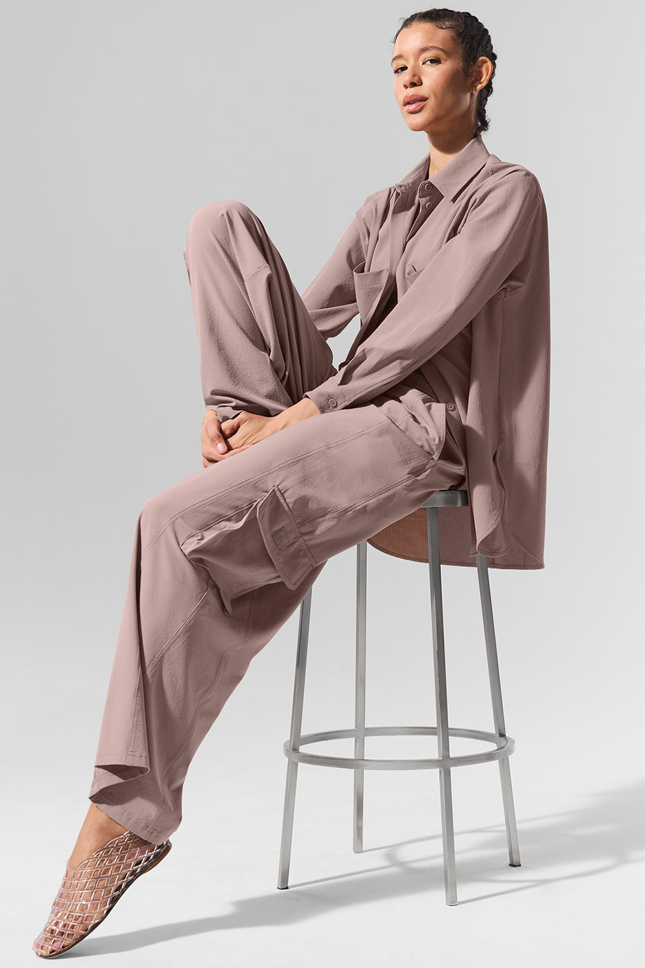 Alo Yoga Women'S Dreamscape Cargo Wide Leg Pant