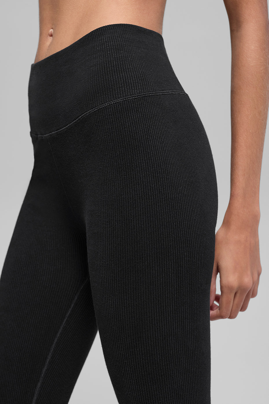 Alo Yoga Women'S Seamless High-Waist Two Tone Rib Legging