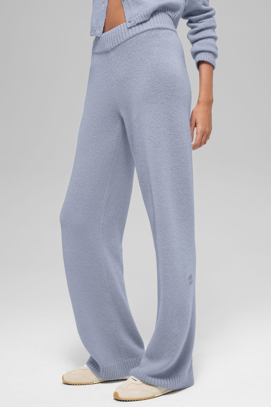Alo Yoga Women'S Wool Cashmere High-Waist New Class Wide Leg Pant
