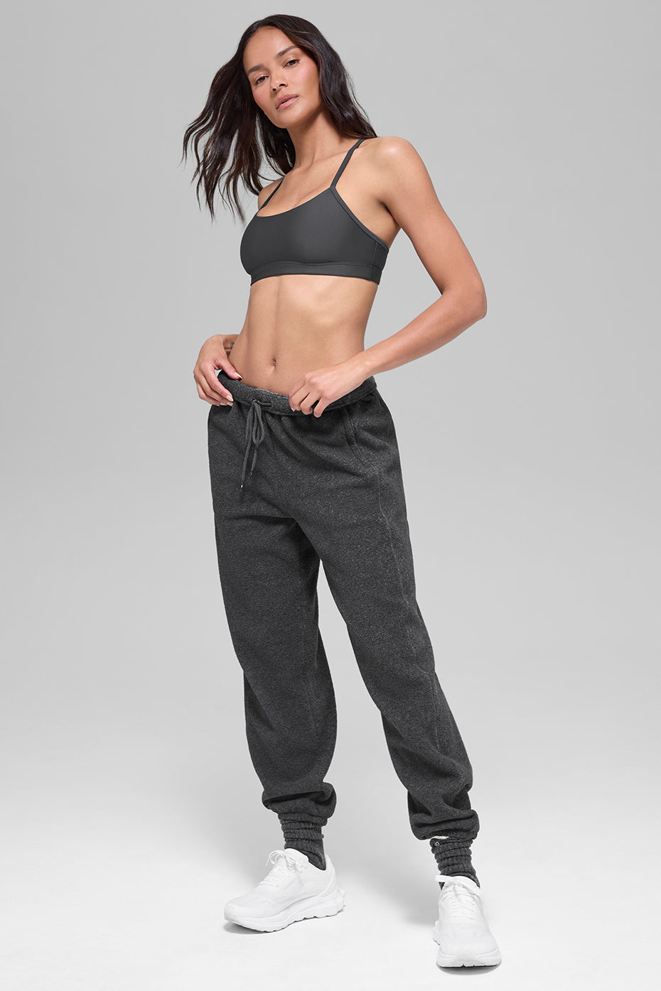 Alo Yoga Women'S Polar Fleece High-Waist Retreat Jogger