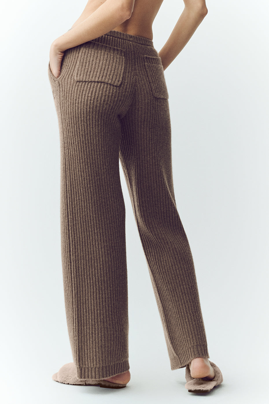 Alo Yoga Women'S Cashmere High-Waist Northstar Straight Leg Pant