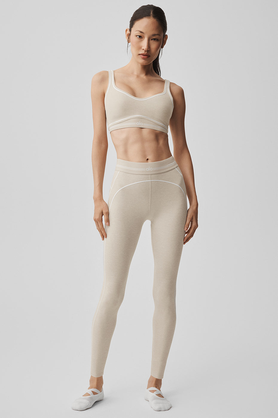 Alo Yoga Women'S 7/8 High-Waist Alosoft Heart Throb Legging