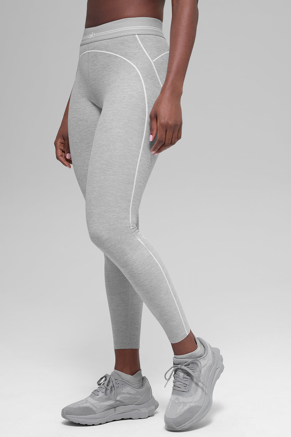 Alo Yoga Women'S 7/8 High-Waist Alosoft Heart Throb Legging